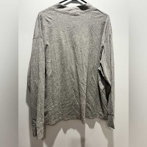 NWT LA RELAXED Women's Jersey Gray Cardigan Sweater Organic Cotton Blend,Size XL - Picture 6 of 8